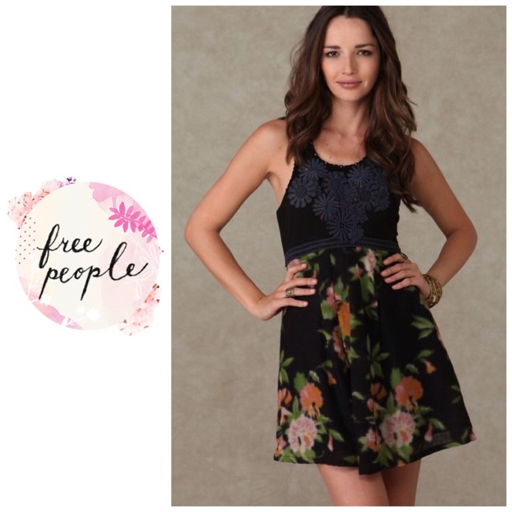 Free People 2009 Dreamy Floral Patchwork dress